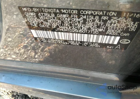 2017 Lexus Is 300 z USA, uszkodzony, nr VIN JTHCM1D25H5017120